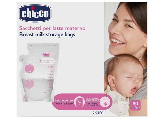 Chicco Vrecká na materské mlieko 250 ml, 30 ks
