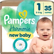 Pampers Harmonie New Baby veľkosť 1, 2-5 kg, 35 ks