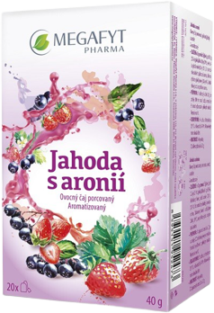 Megafyt Jahoda s aronií vrecúška 20 x 2 g