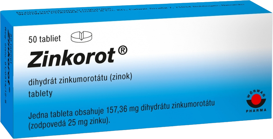 Zinkorot 25 mg 50 tabliet