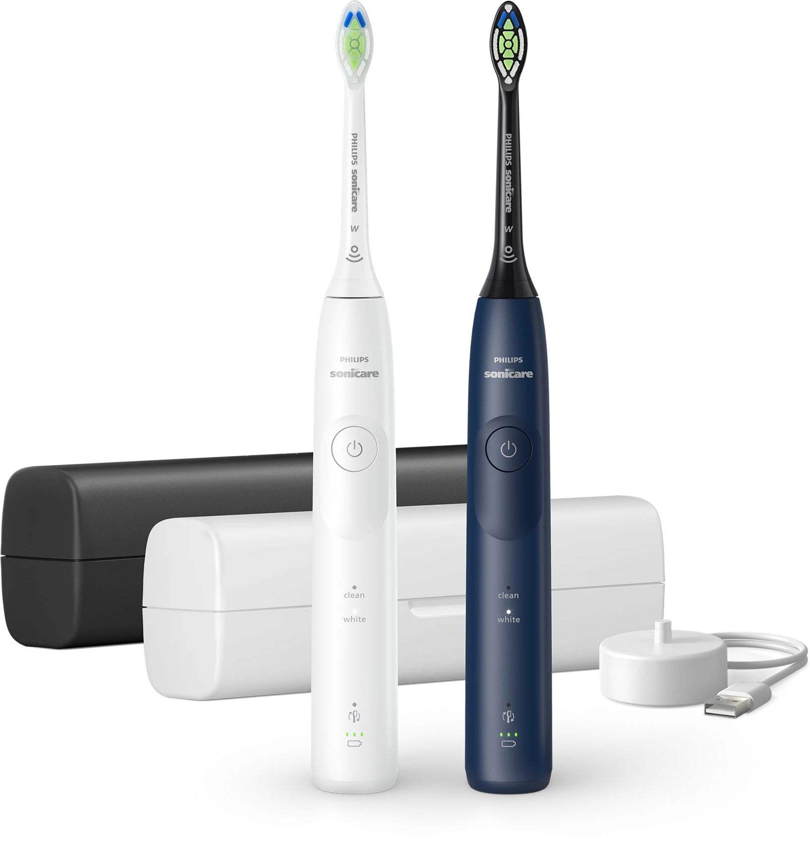 Philips Sonicare Zubné elektrické kefky 5500 biely a čierny