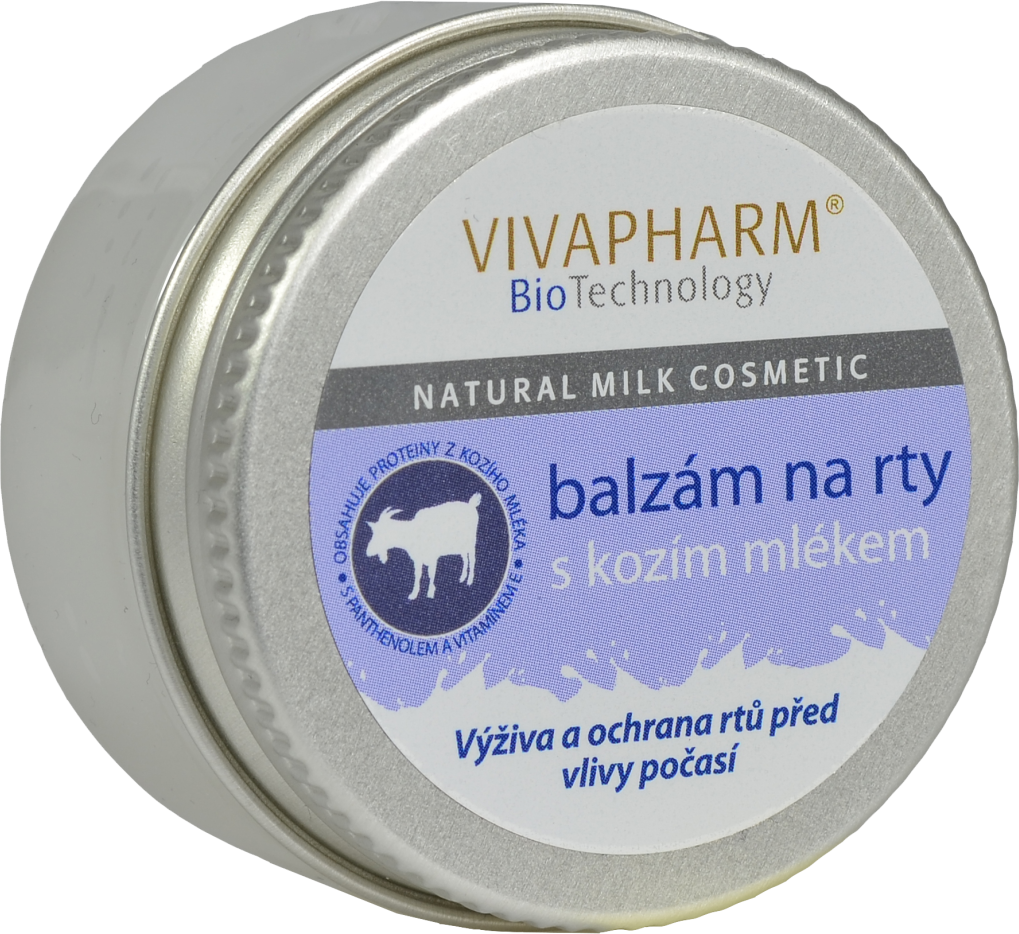VivaPharm Balzam na pery s kozím mliekom 25 ml
