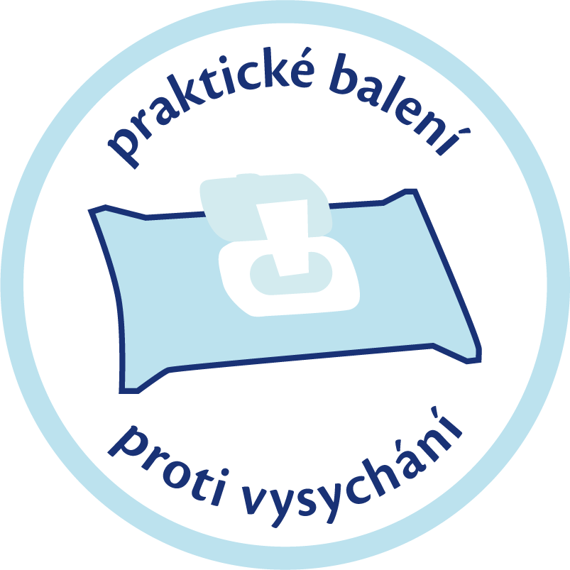 HiPP Babysanft Čistiace vlhčené obrúsky Soft & Pur 48 ks