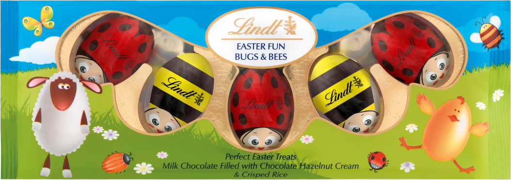 Lindt Veľkonočný Chrobáci & včieľky 50 g