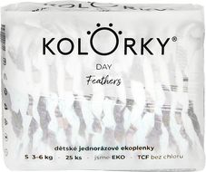 Kolorky DAY Perie veľ. S (3-6 kg) 25 ks