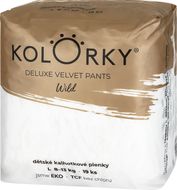 Kolorky DELUXE VELVET PANTS Wild veľ. L (8-13kg) 19 ks