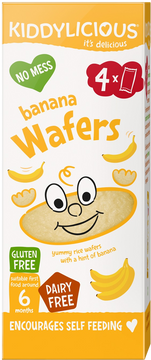 Kiddylicious oblátky banánové mini 4 x 4 g