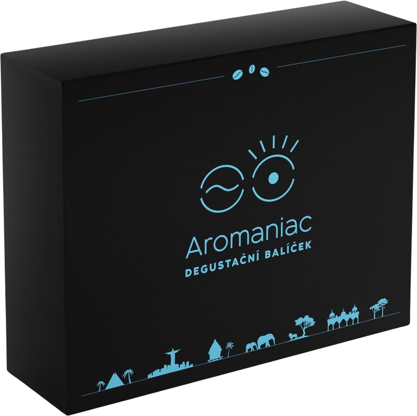 Aromaniac Degustačný balíček Aromaniac Pokušiteľ v darčekovej krabici 8 x 50 g