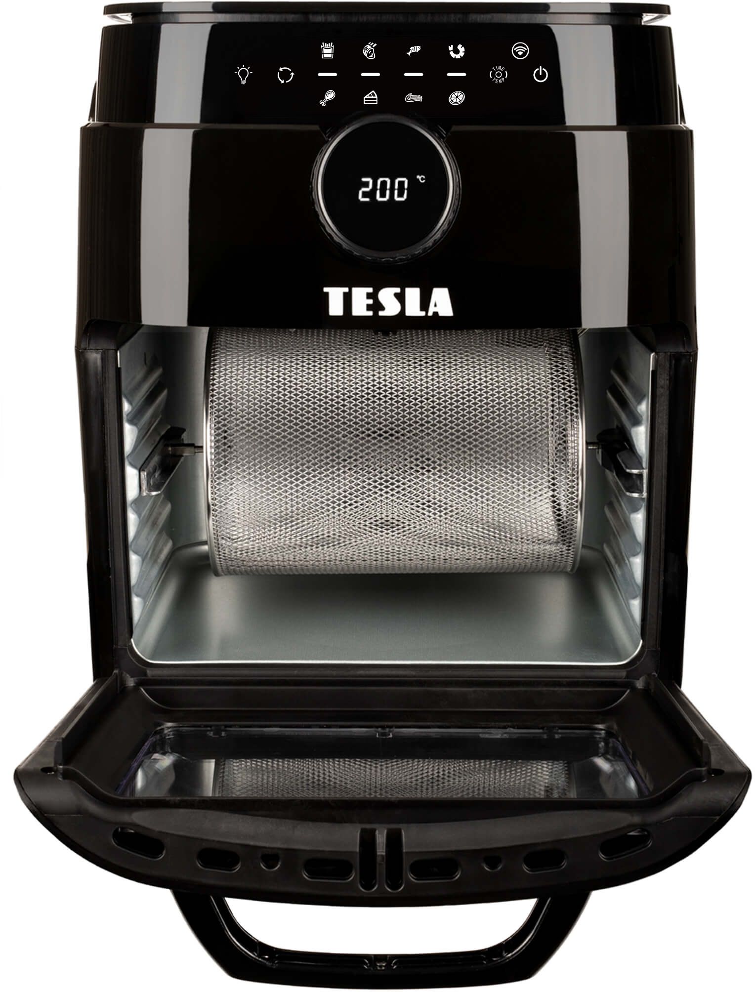 Tesla AirCook & Grill QG800 WiFi - multifunkčná digitálna teplovzdušná fritéza s grilom