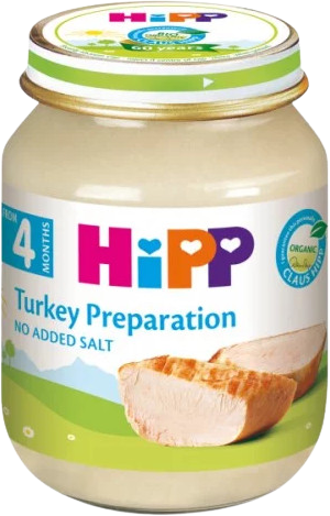 HiPP Príkrm BIO Morčacie mäso - pyré mäso 125 g