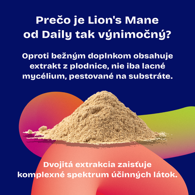 Daily Pure Lion’s Mane 90 kapsúl