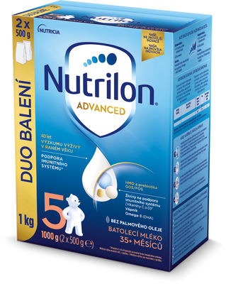 Nutrilon 5 detská mliečna dojčenská výživa v prášku 6 x 1000 g