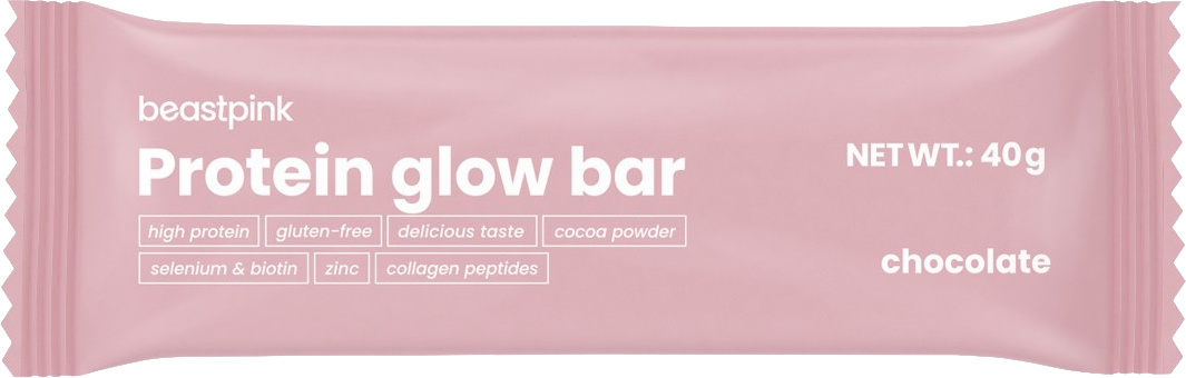 BeastPink Proteín GlowBar - čokoláda 40 g