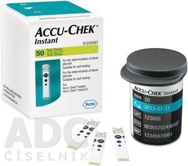 Accu-Chek Instant 50 Testovacie prúžky do glukomera 50 ks