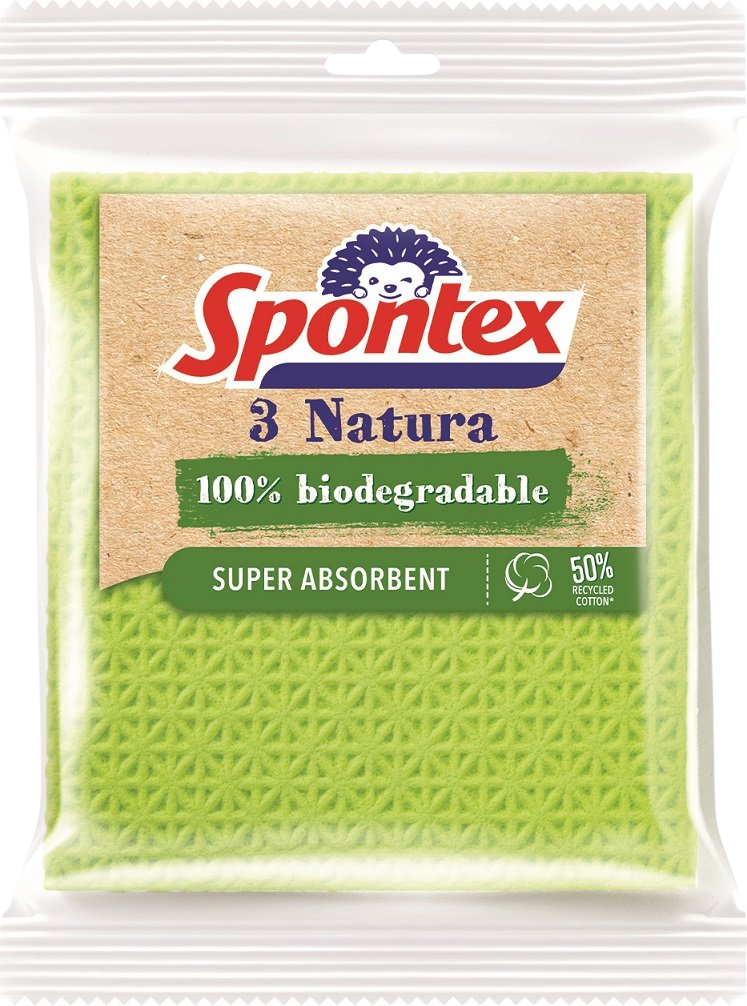 Spontex Natura hubková utierka 3 ks