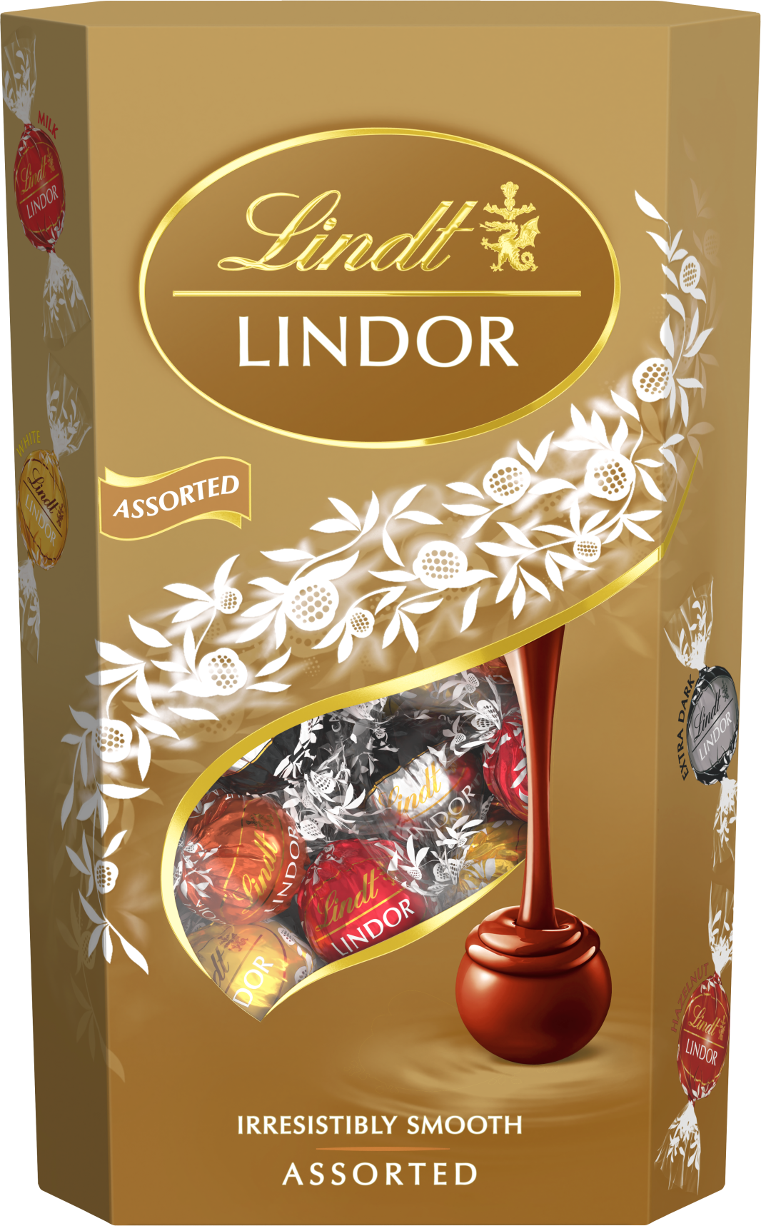 Lindt LINDOR čokoládové pralinky zlatý mix veľké balenie 600 g
