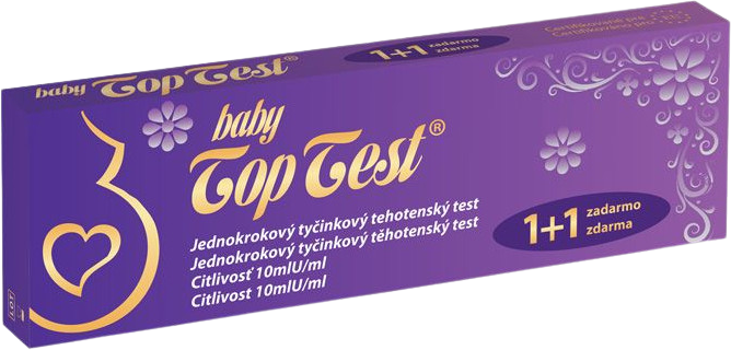 Baby Top Test tehotenský - tyčinka 2 ks