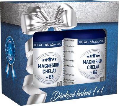 Clinical Magnesium chelát + B6, 2 x 100 kapsúl