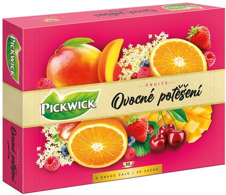 Pickwick Ovocné potešenie - Kolekcia ovocných čajov 30 x 58 g