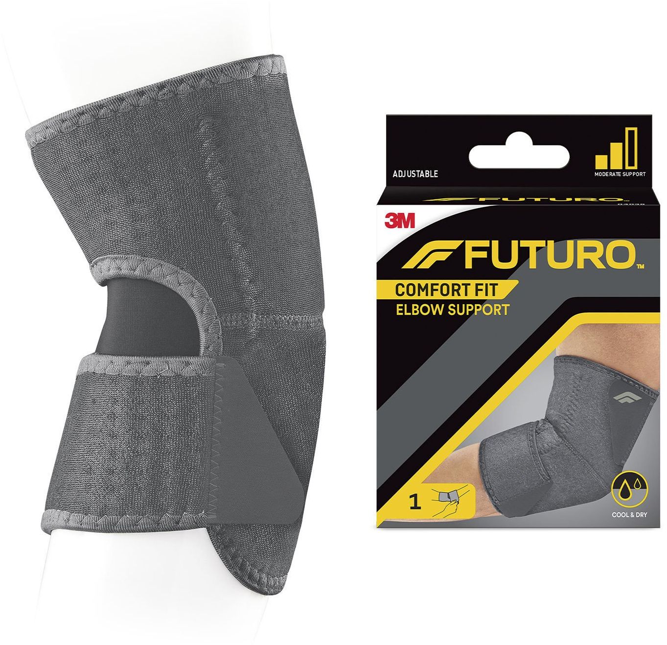3M Futuro Bandáž lakťový nastaviteľný Comfort Fit
