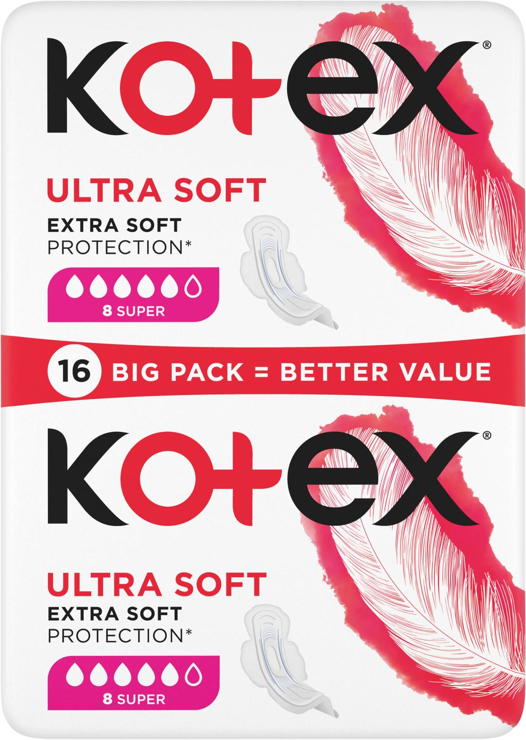 Kotex® Ultra SOFT Super 16 ks