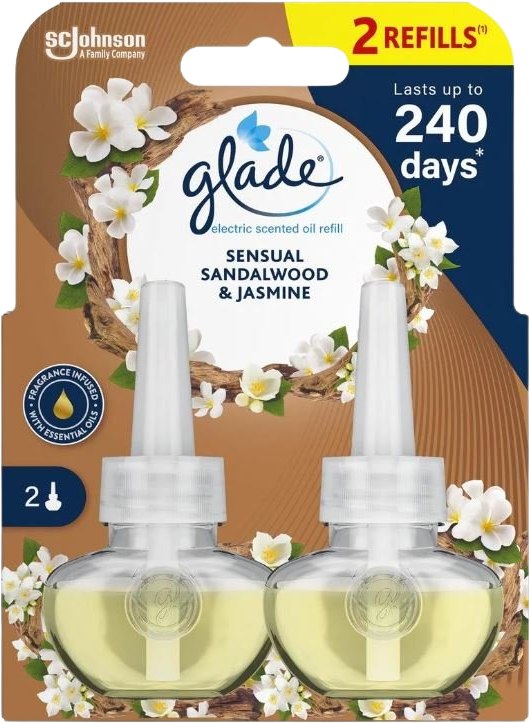 Glade Electric Sandalwood náplň do osviežovača vzduchu 2 x 20 ml