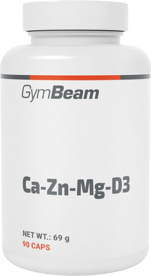 GymBeam Vápnik-zinok-magnézium-vitamín D3 90 kapsúl