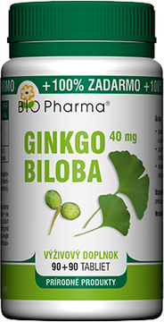 Bio Pharma Ginkgo biloba 40mg 90+90 tabliet 2 x 90 tablet