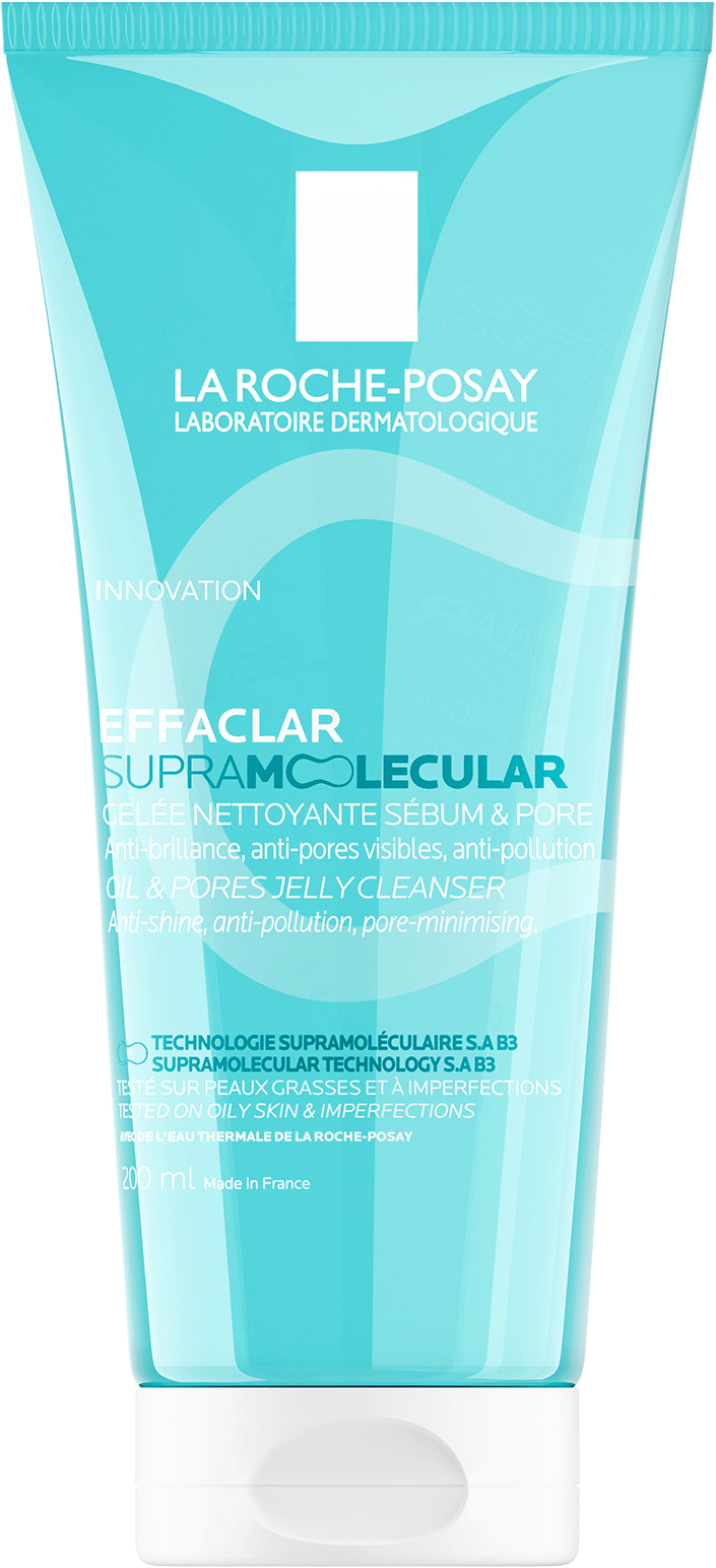 La Roche-Posay EFFACLAR SUPRAMOLECULAR Zmatňujúci čistiaci gél na mastnú pleť 200 ml