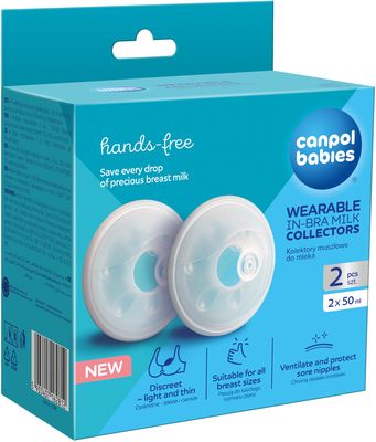 Canpol babies Zberač materského mlieka do podprsenky 2 ks