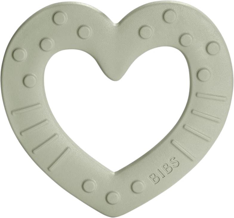 BIBS Baby Bitie hryzátko - Heart, Sage