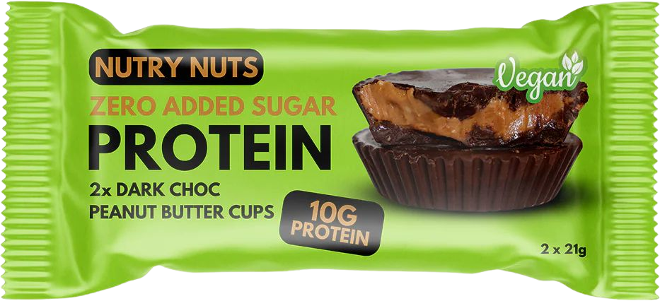 Nutry Nuts Proteínové košíčky - horúca čokoláda s arašidovým máslom 2 x 21 g