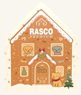 Rasco Adventný kalendár pre psov 120 g