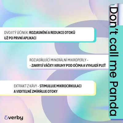 Erboristica Everby Don't Call Me Panda Očný krém 12 ml