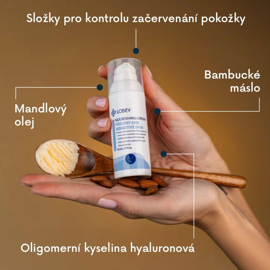 Lobey Vyživujúci krém na suchú a citlivú pleť 50 ml