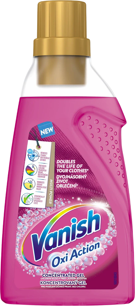 Vanish Oxi Action Gél na odstránenie škvŕn 750 ml