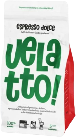 Velatto Espresso Dolce zrnková 1000 g