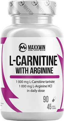 Maxxwin L-carnitine arginín 90 kapsúl