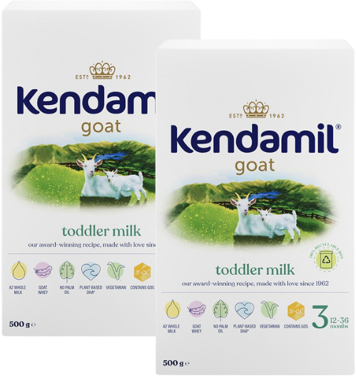 Kendamil Kozí 3 batolecí mléko 2 x 500 g