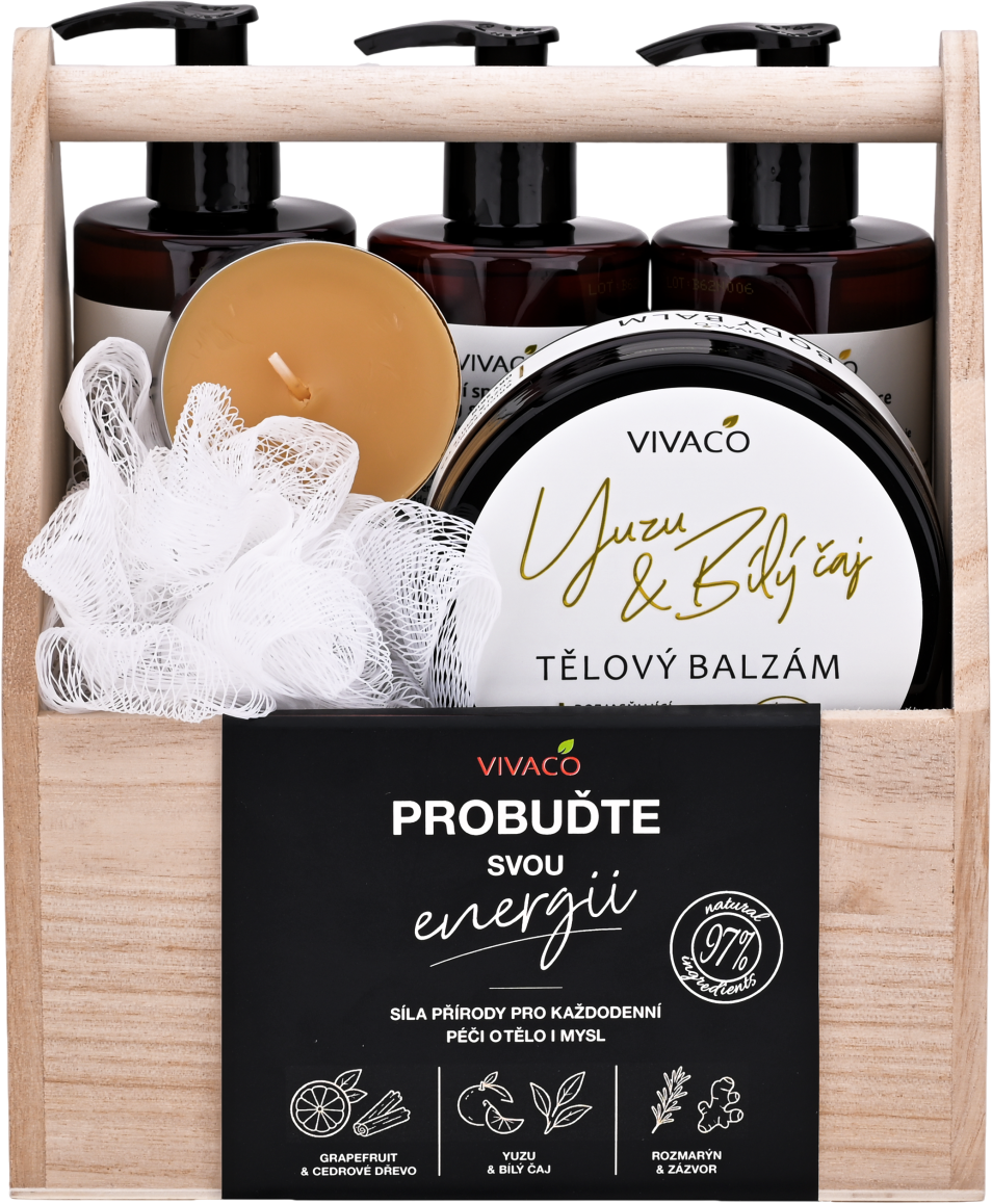 Vivaco Darčekové balenie Yuzu a Biely čaj