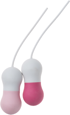 Lady Dreams Venušiny guličky set - Pisces růžová/biela 2 ks