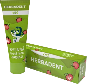 Herbadent KIDS Bylinná zubná pasta Jablko 75 g