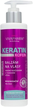 VivaPharm Keratínový balzam na vlasy pre ženy 200 ml