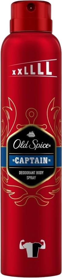 Old Spice Captain deo sprej XXL s tónmi santalového dreva a citrusov 250 ml