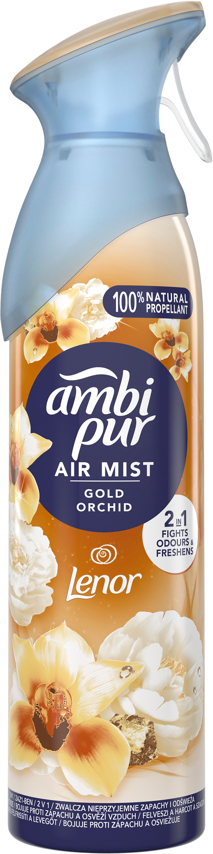 Ambipur Gold Orchid Osviežovač vzduchu v spreji 185 ml