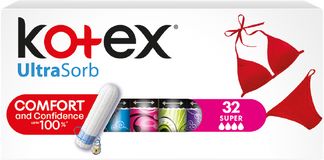 Kotex® ® Tampóny Ultra Sorb Super 32 ks