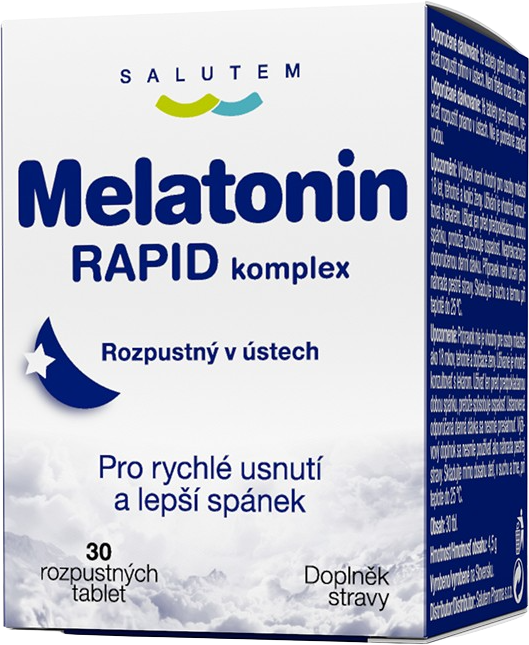 Salutem Pharma Melatonin Rapid komplex ODT pod jazyk 30 tabliet