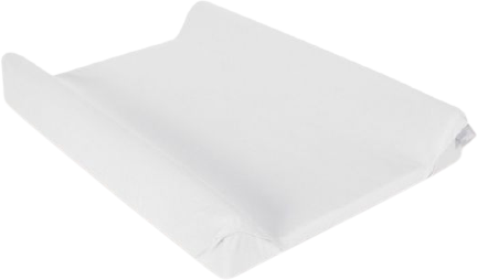 Ceba Baby CEBA Poťah na prebaľovaciu podložku 50x70-80cm Light Grey Melange+White 2 ks