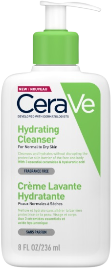 CeraVe Hydratačná čistiaca Emulzia na normálnu až suchú pokožku 236 ml