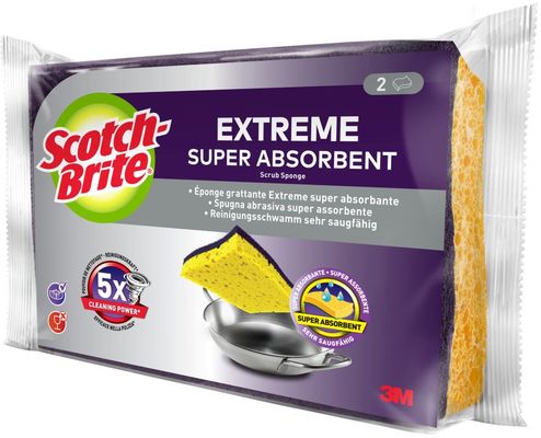 3M Scotch-Brite® Extreme Cellulose hubky, extrémne savé, dlhotrvajúce 2 ks